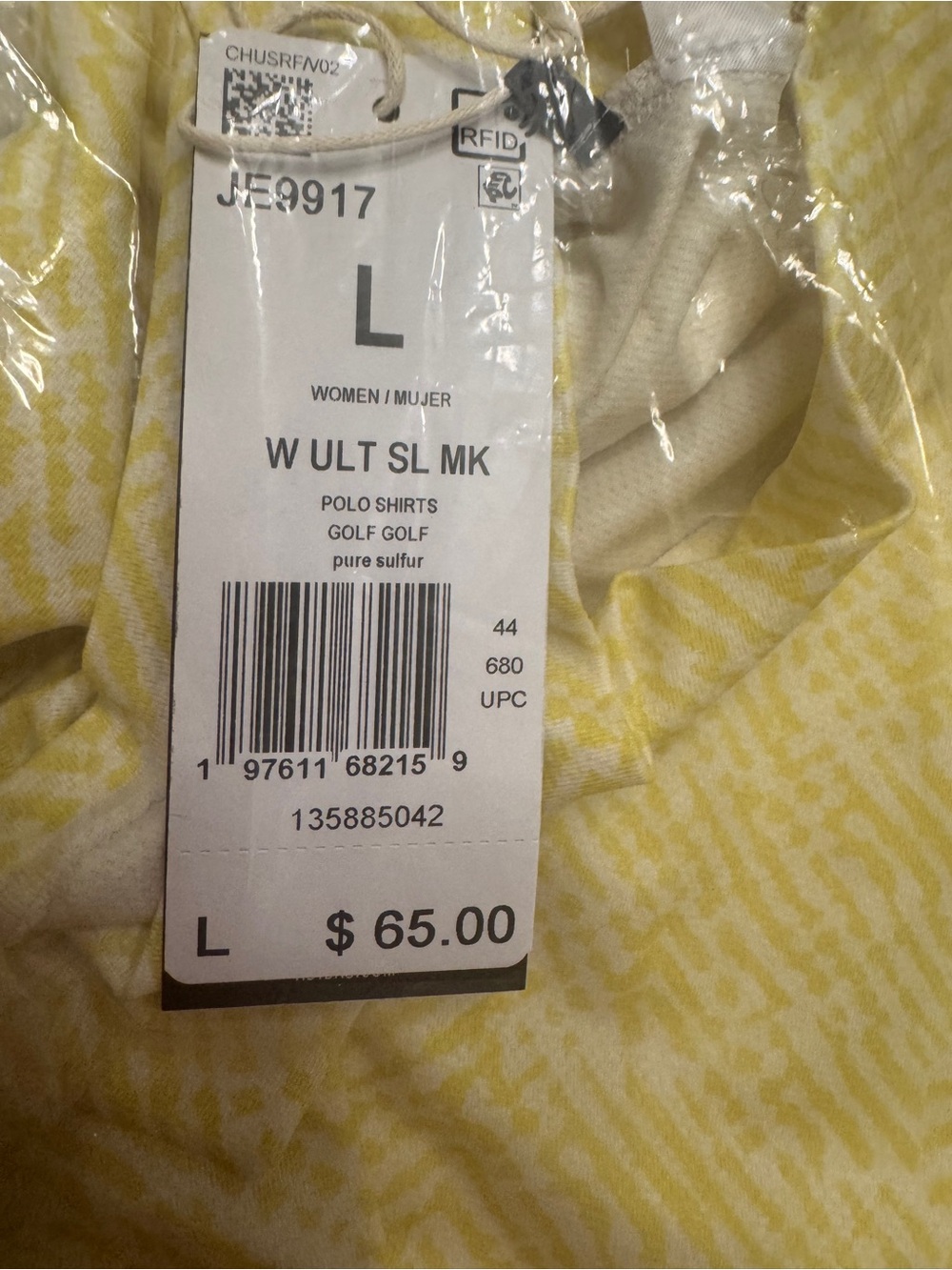 Adidas Ultimate365 Sleeveless Mock Neck Golf Top L NWT - Picture 7 of 9